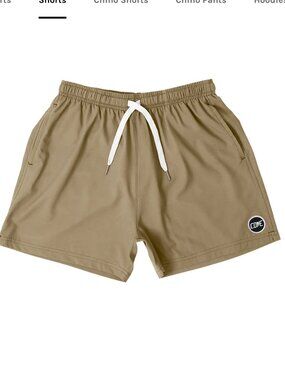 Cove Tan/Coriander Shorts, 30W, 5" Inseam, EUC